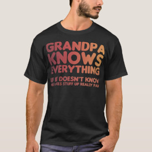 Farfar vet allt att dricka t shirt