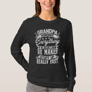 Farfar vet allt för Fars dag T Shirt