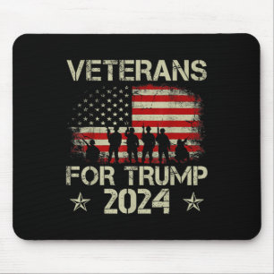 Farfar Veterans for Trump 2024 American Flagga 4:e Musmatta