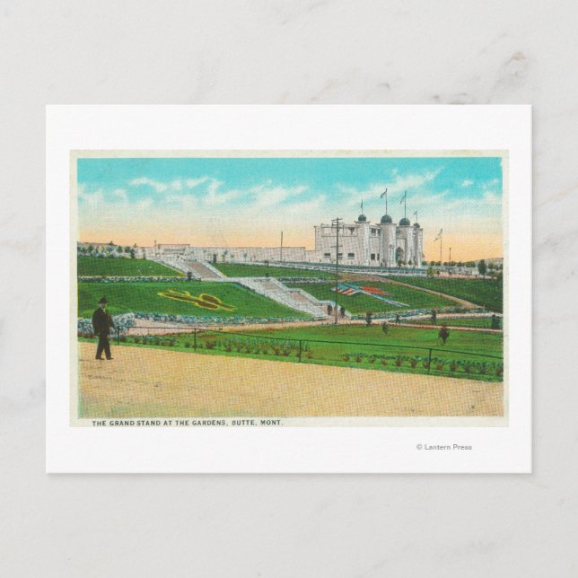 Farfar vid GardensButte, MT Vykort (Framsida)