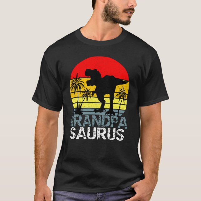Farfarfar T Rex Dinosauer T Shirt (Framsida)