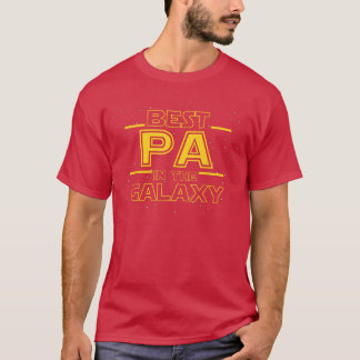 Farfarpresent Bästa Pappa i Galaxen vintage T Shirt