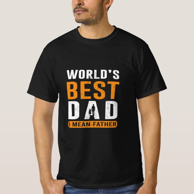 Farfarpresent | Jag menar pappa T Shirt (Framsida)