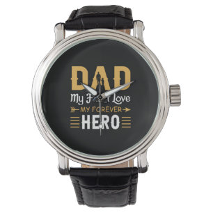 Farfarpresent Pappa Min Eviga Hjälte Armbandsur