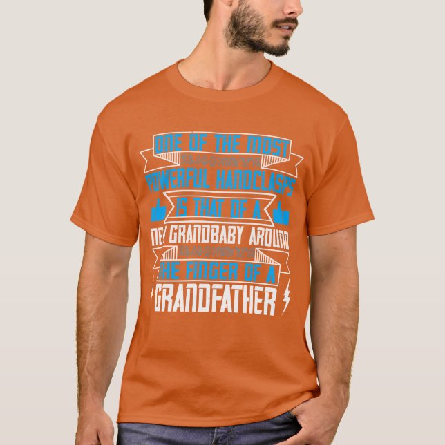 Farfars Finger, Newborn's Grip T Shirt (Framsida)