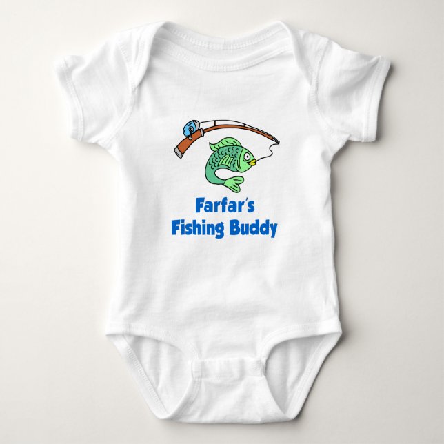 Farfar's Fishing Buddy Tee Shirt (Framsida)