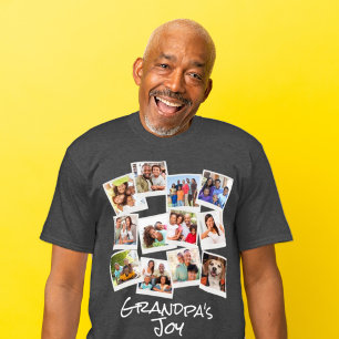 Farfars Joy Photo Ram Collage Modern Trendig T Shirt