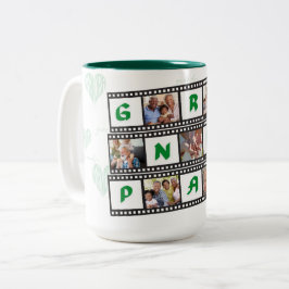 Farfars kaffekoffert Mugg Personlig med 7 foton!
