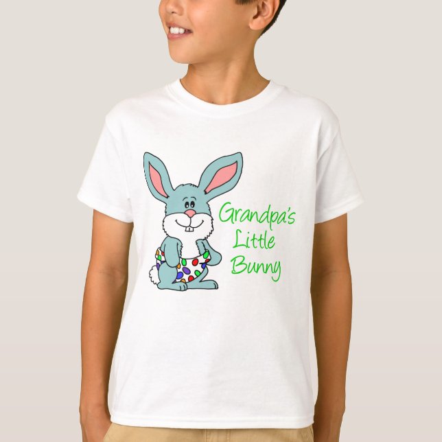 Farfars lilla Bunny T Shirt (Framsida)
