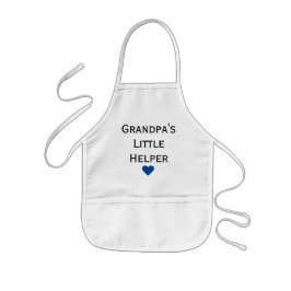 Farfars lilla Helper Barnbarn Barnförkläde
