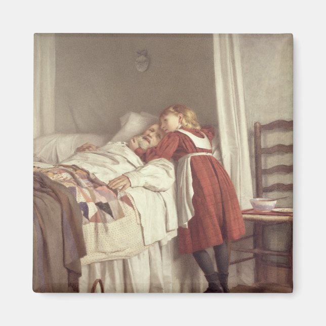 Farfars lilla sjuksköterska magnet (Framsidan)