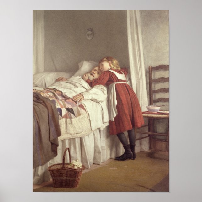 Farfars lilla sjuksköterska poster (Framsidan)