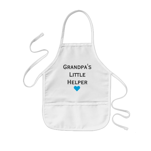 Farfars lille Helper Barnbarn Kids' Apron Barnförkläde (Framsidan)