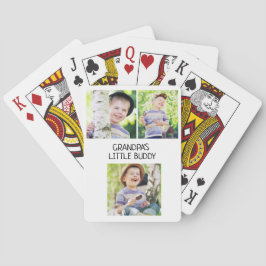 Farfar's Little Buddy 3 Photo Grandson Casinokort