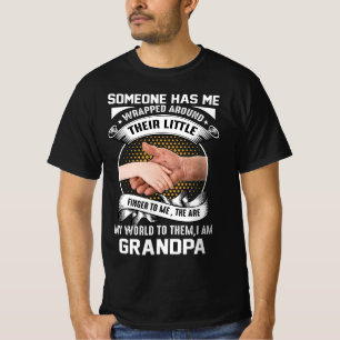 Farfar's Little Finger - Heartwarming Family Bond T Shirt