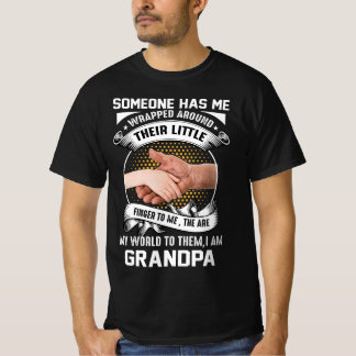 Farfar's Little Finger - Heartwarming Family Bond T Shirt