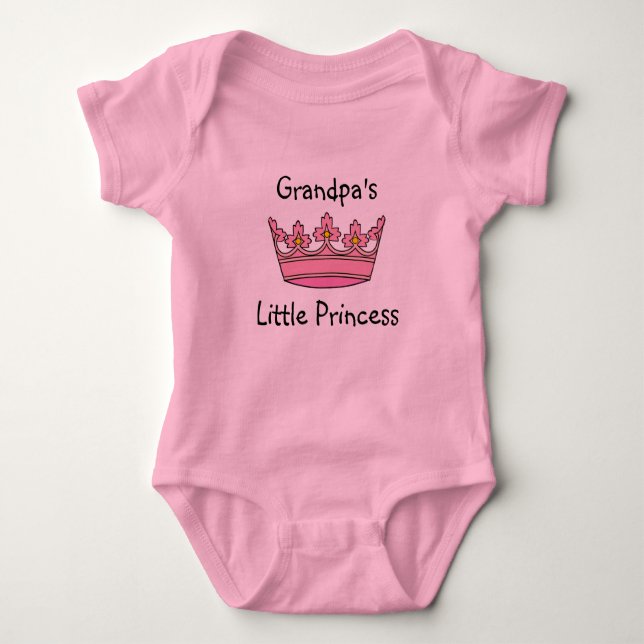 Farfar's Little Princess T Shirt (Framsida)