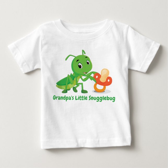 Farfar's Snuggle Kryp Baby T-Shirt (Framsida)