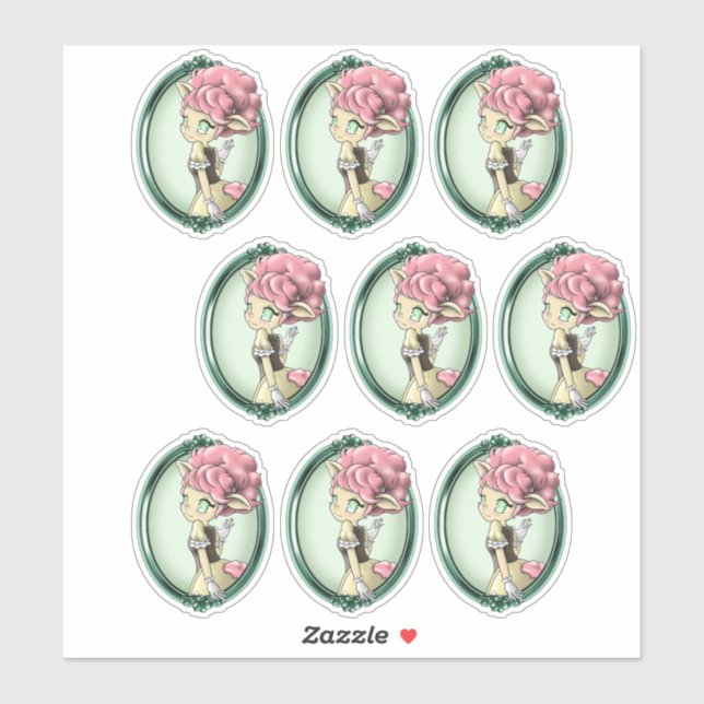 Fårfäst Klistermärken (Ark)