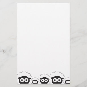 Fårflock Brevpapper