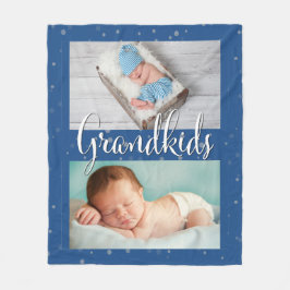 Farföräldrar Barnbarn anpassat Fleece Blanket