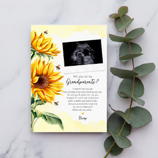 Farföräldrar som ska vara Dikt från Bump Sunblomma Inbjudningar