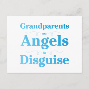 Farföräldrarna är Änglar i Disguise Vykort