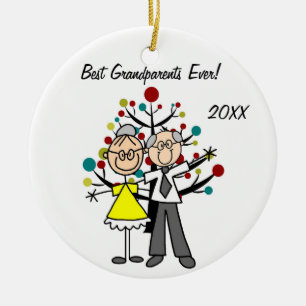 Farföräldrars Anpassningsbar Helgdag Ornament
