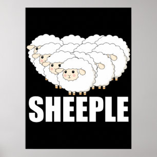 Fårfråga Inget är fortfarande förskräckt - får Poster