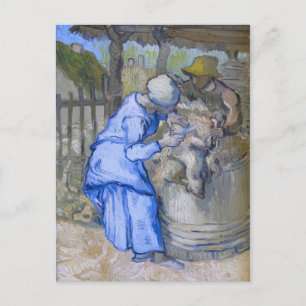 Fårfrälsare (efter Millet), Van Gogh Fine Art Vykort