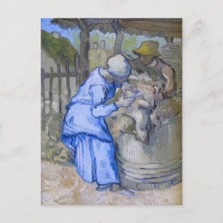 Fårfrälsare (efter Millet), Van Gogh Fine Art Vykort