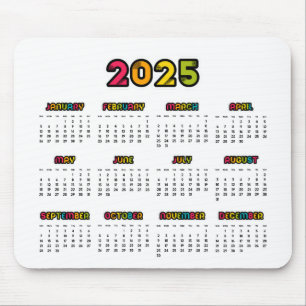 Färg 2023-kalender musmatta
