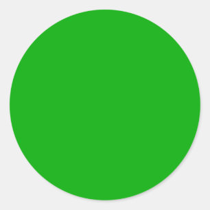 Färg 2 - Endast visuella Gröntar, Färg Runt Klistermärke