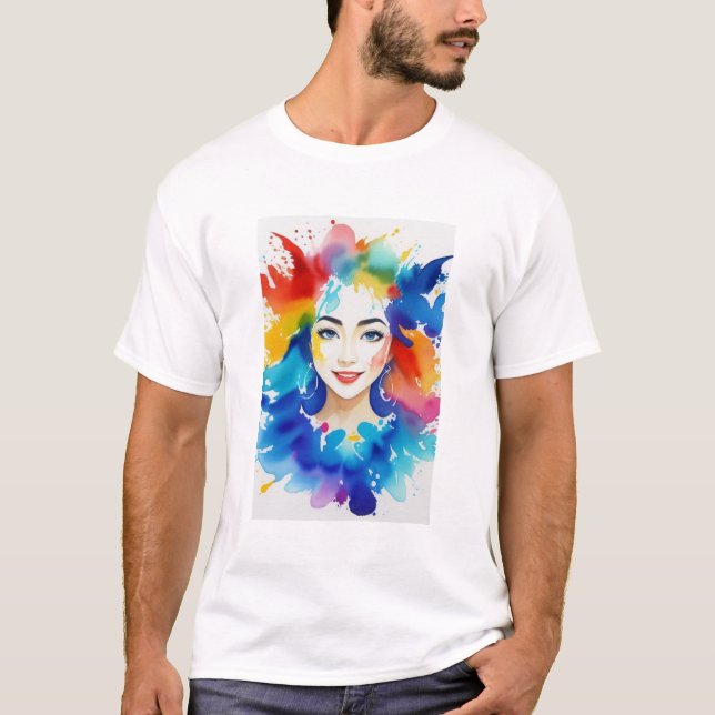 färg 8 t shirt (Framsida)