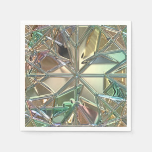 Färg abstrakt av fastfärgat glas pappersservett