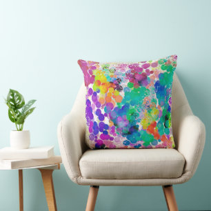 Färg Abstrakt Bokeh 2 Design Dubbla Sided Gift Kudde