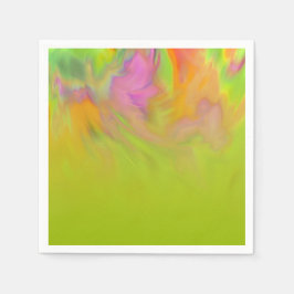 Färg Abstrakt Färgämne Ombre-design Pappersservett