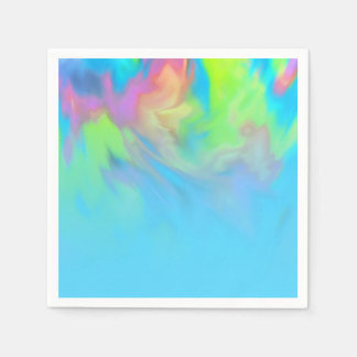 Färg Abstrakt Färgämne Ombre-design Pappersservett