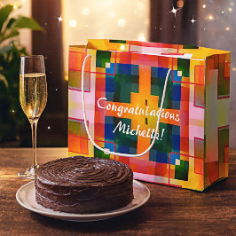 Färg Abstrakt - Festive Design Gift-flagga