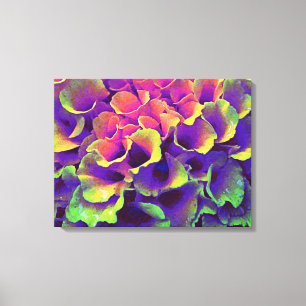 Färg Abstrakt Flower Petals Canvas Art
