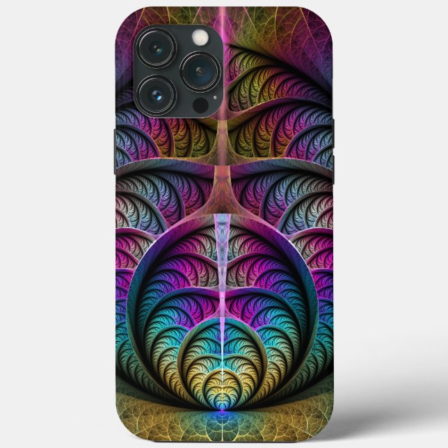 Färg Abstrakt Fractal Art (Baksida)