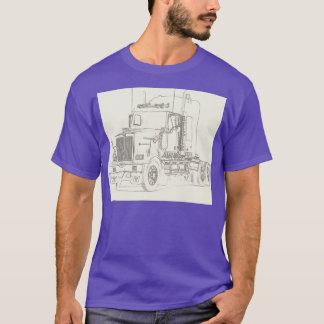 Färg abstrakt Lastbil 18 T Shirt