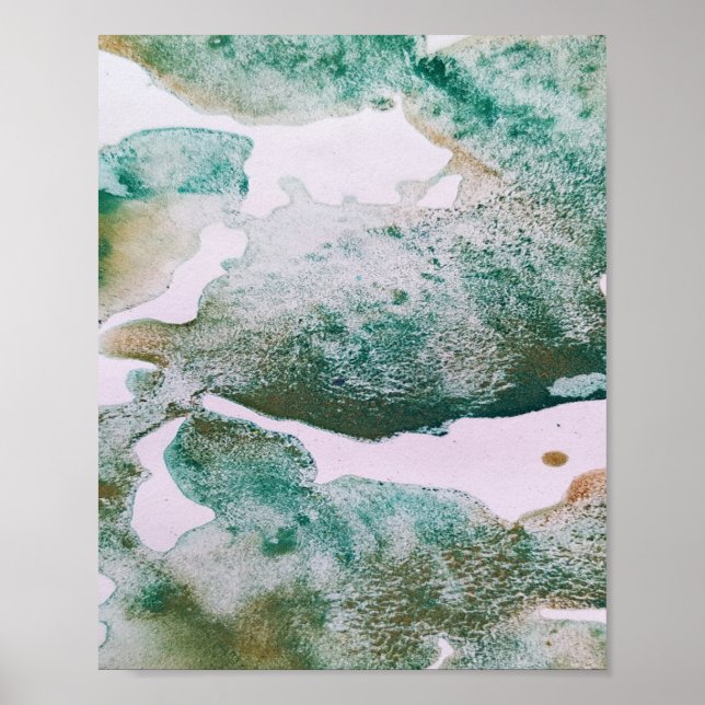 Färg abstrakt minimal redigerbar lägga till text poster (Framsidan)