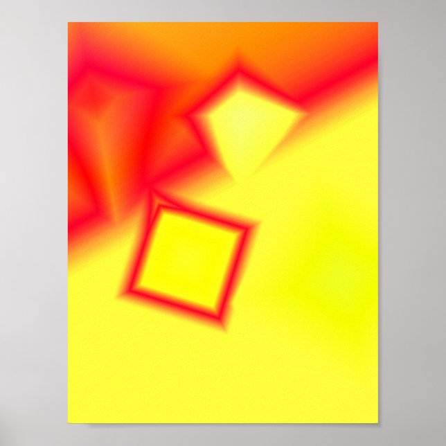 Färg abstrakt minimal redigerbar lägga till text poster (Framsidan)