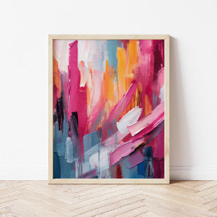 Färg Abstrakt Modern Art Poster