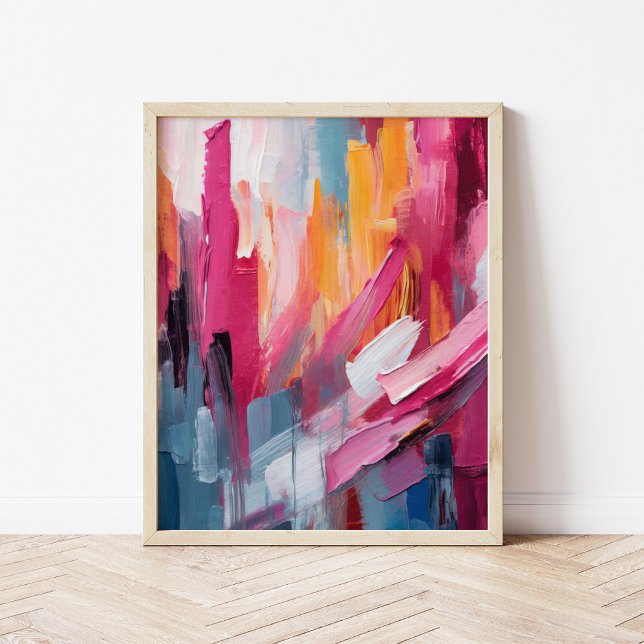 Färg Abstrakt Modern Art Poster (Skapare uppladdad)