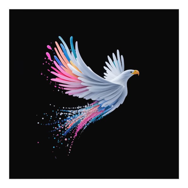 Färg Abstrakt Ögondesign Fototryck (Framsidan)