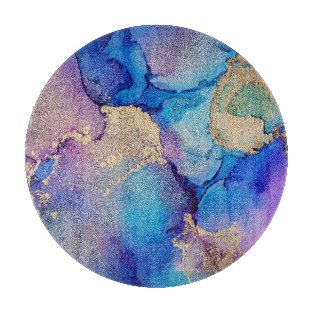 Färg Abstrakt: Texturerad Oljemålning. (Framsidan)