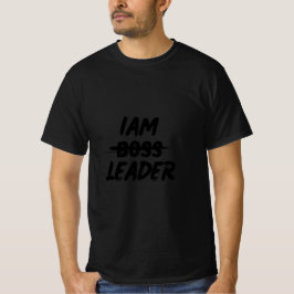 Färg anpassningströja "Iam Leader not chef" T Shirt