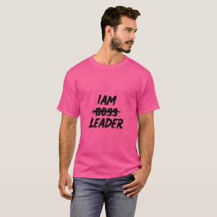Färg anpassningströja "Iam Leader not chef" T Shirt